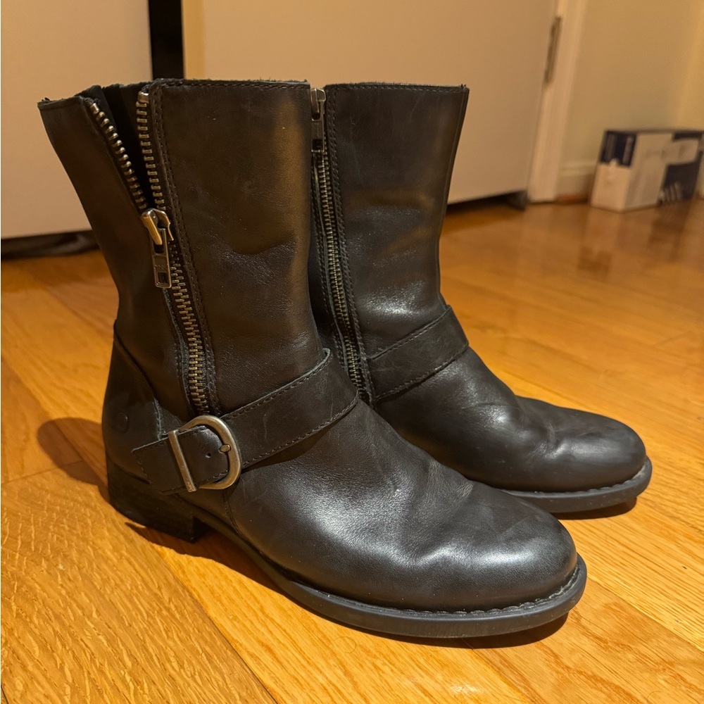 Born moto boots, size 6.5